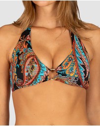 Baku Swimwear - Sirenuse C/D Cup Halter Longline Bikini Bra Top