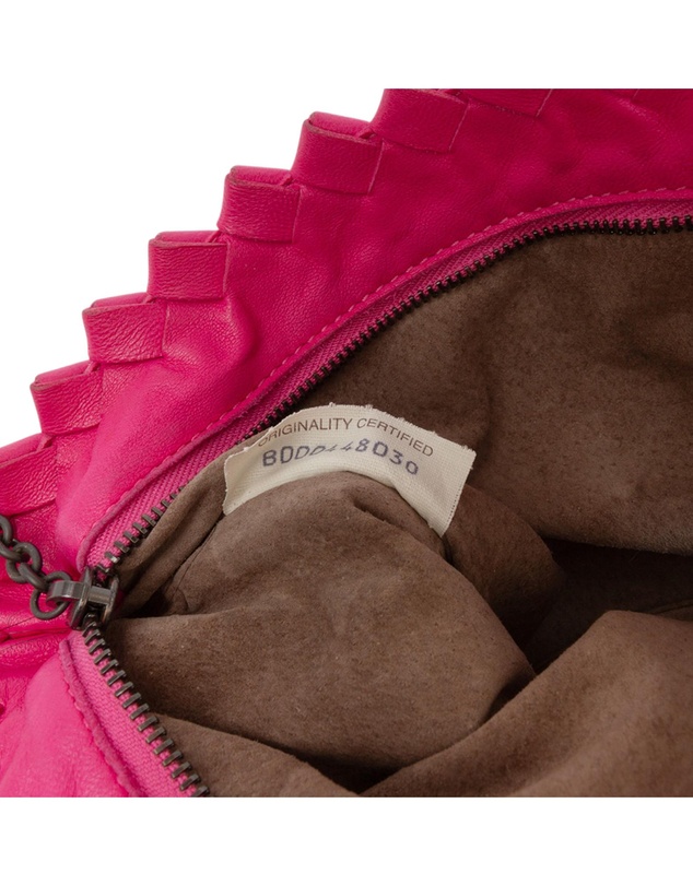 Pre-Loved by Azura Reborn - Pre-Loved Intrecciato Trimmed Bicolor Nappa Clutch