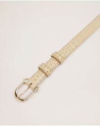 SABA - Noa Croc Leather Belt