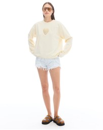 THE TALES - We Love Velvet Heart Long Sleeve Tee