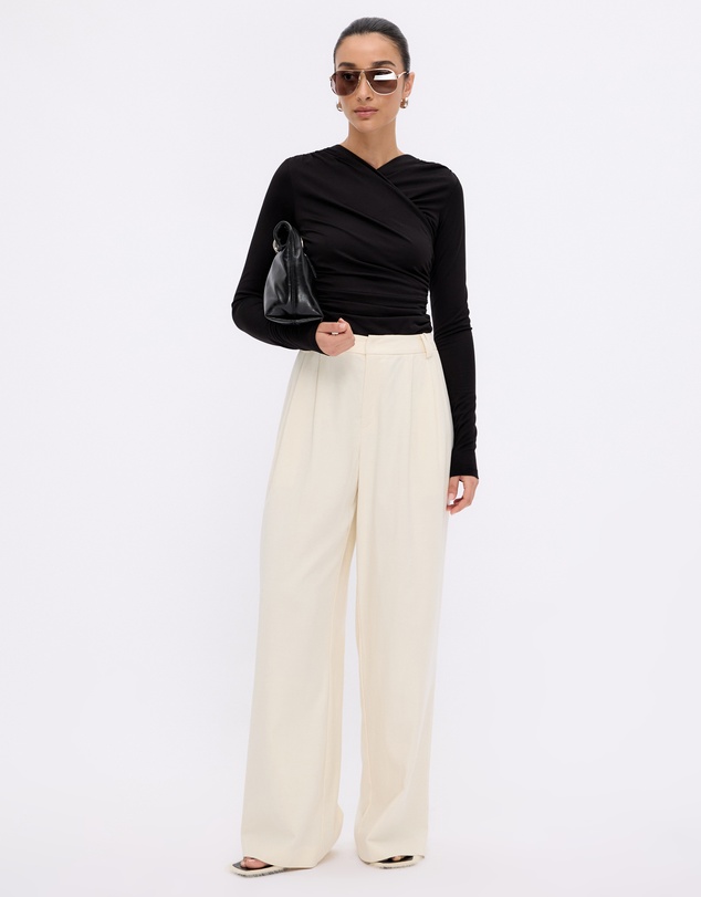 Minima Esenciales - Isra Cotton Twill Tailored Pants