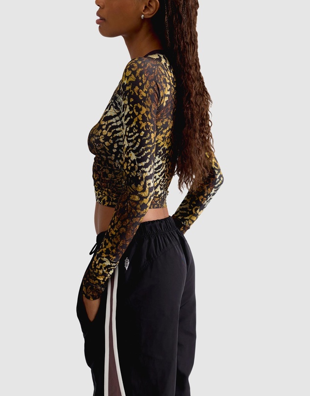 FP Movement by Free People - Tempo Ruched Layer Printed Top