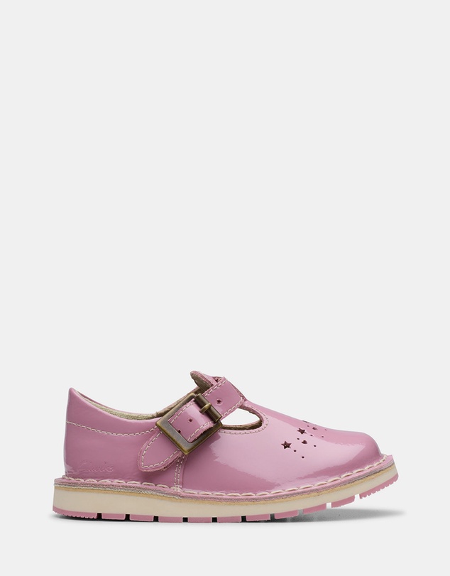Clarks - Joyful Skip (T) Pink Patent