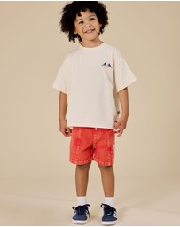 Goldie + Ace - Noah Denim Pocket Shorts - Babies-Kids