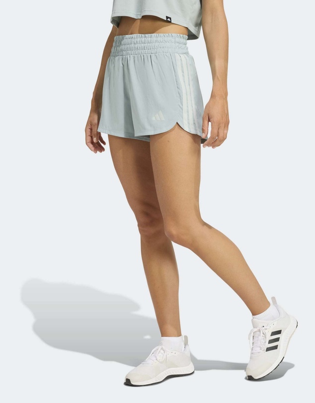 adidas Performance - Pacer Workout Woven High Rise Shorts Womens