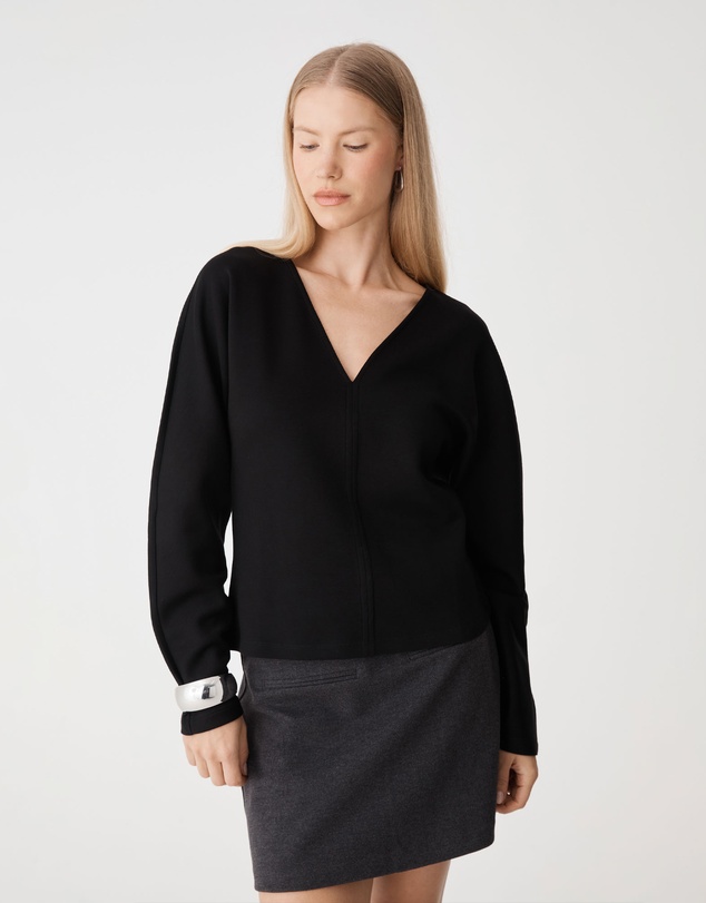 Forcast - Tate V-Neck Dolman Sleeve Top