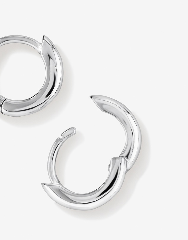 Michael Hill - 11mm Huggie Earrings in Sterling Silver