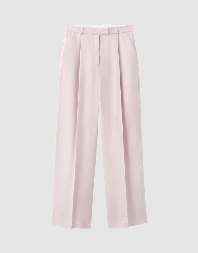 M.N.G - Straight-Fit Linen Suit Trousers
