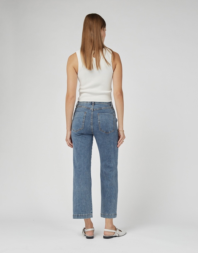 DRICOPER DENIM - Cody Kick Flare Mid Classic Trousers