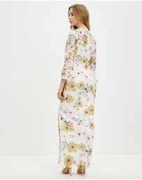 Pink Ruby - Night Flower Maxi Dress