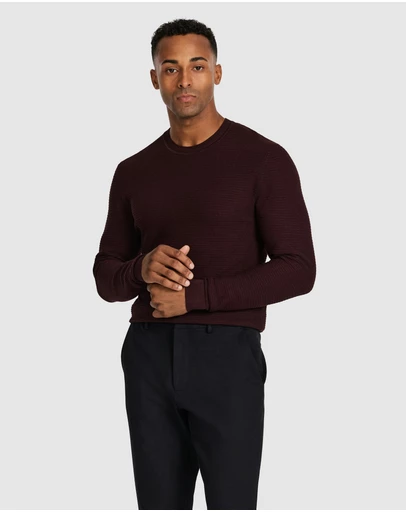 Tarocash - Cambridge Textured Crew Knit