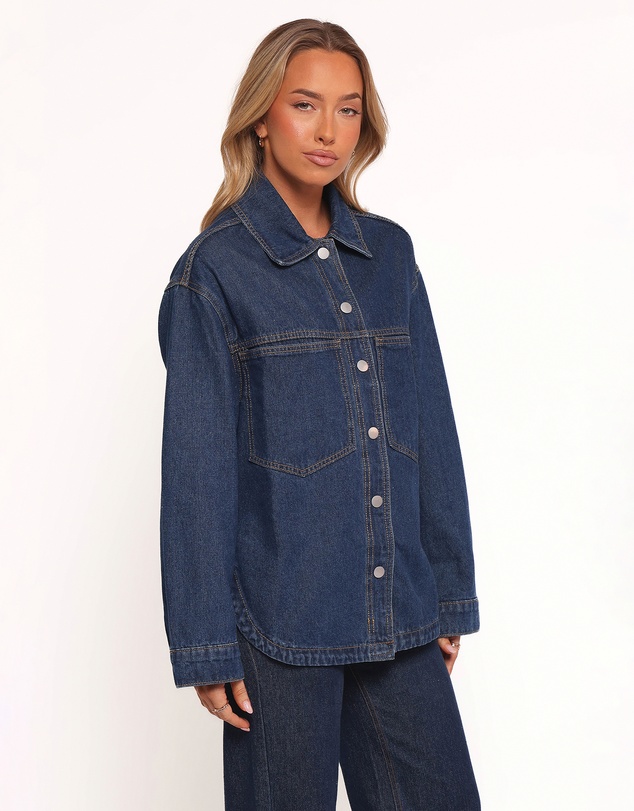 Petal & Pup - Dede Denim Shacket - Denim
