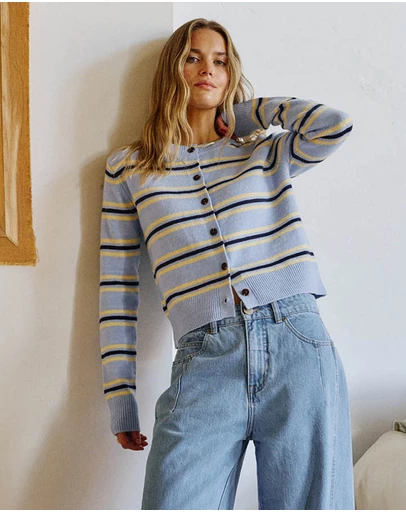 Ceres Life - Laine Long Sleeve Knit Cardi