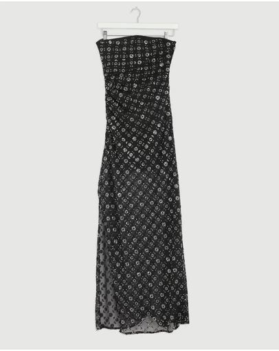 Revibe - Repaired Lover Isadora Strapless Maxi Dress - AU 14