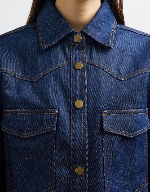 Sofia Irina - Oversized Denim Shirt