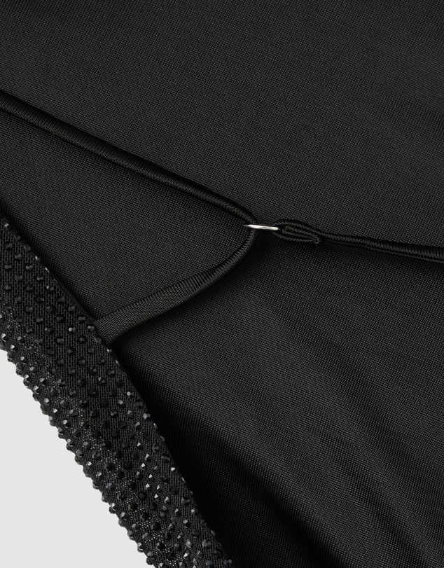 M.N.G - Top With Draped Neckline And Crystals