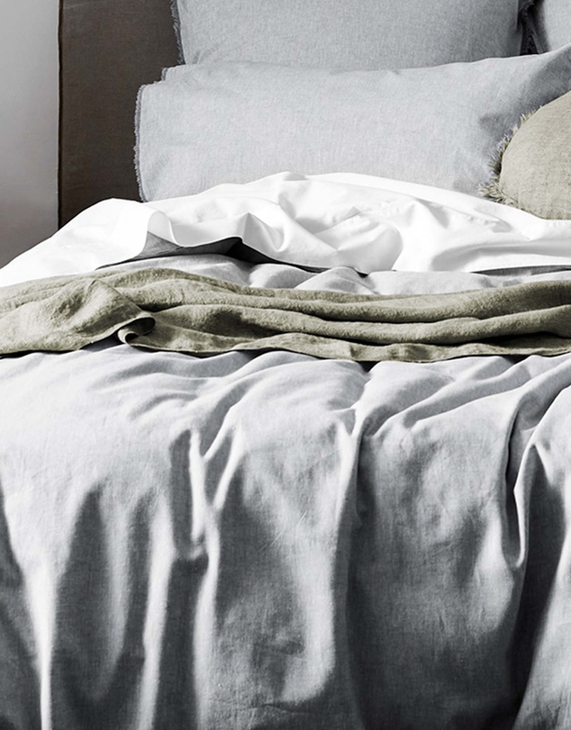 Aura Home - Linen Fringe Throw