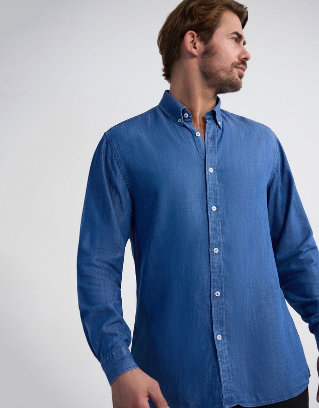 Oxford - Henry Casual Shirt Classic Fit