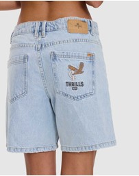 Thrills - Billie Low Rise Baggy Embro Shorts