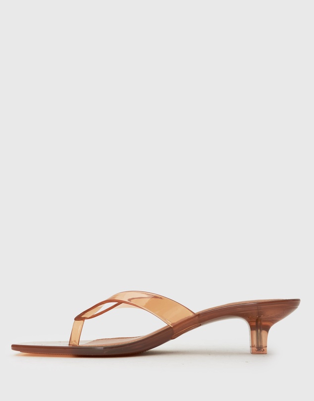 Betts - Tyla Jelly Kitten Heel Thong Sandals