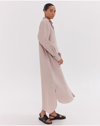 Cloth & Co. - The Shirt Dress | Mushroom