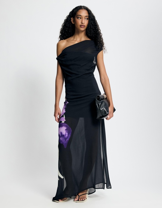 Lover - Cielo Asymmetrical Midi Dress