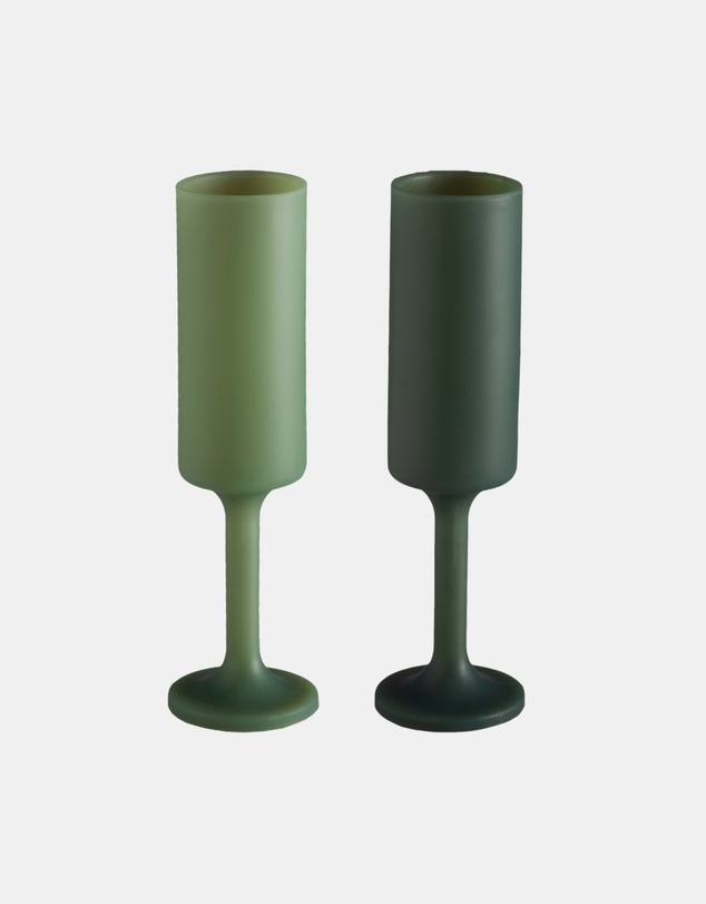 porter green - seff | silicone unbreakable champagne flutes