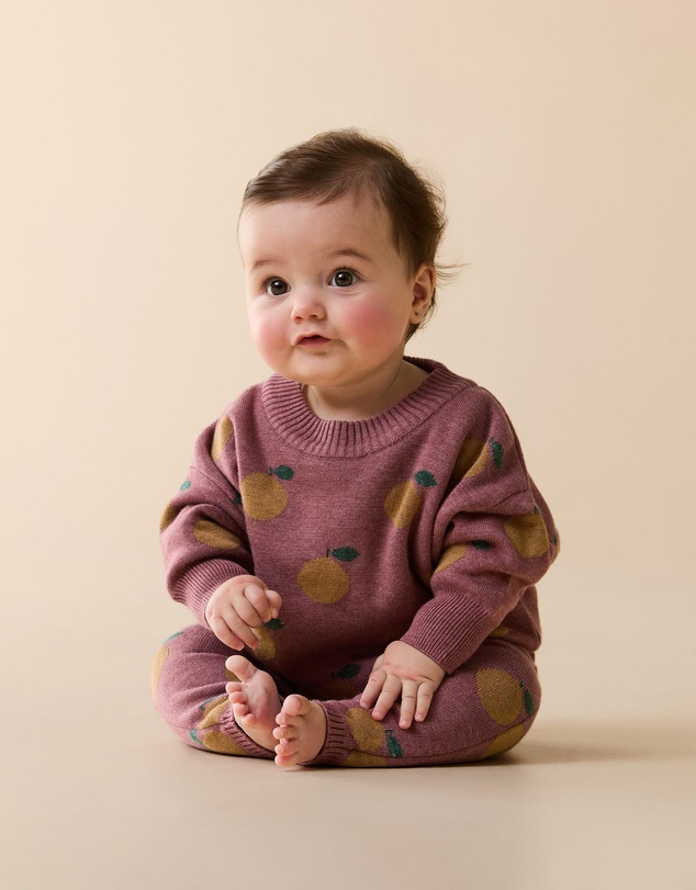 Wilson & Frenchy - Organic Knitted Jacquard Leggings - Babies