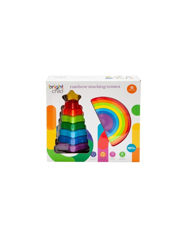 Bright Child - Rainbow Stacking Towers