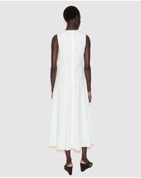 M.N.G - Embroidered Midi Dress