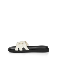 City Chic - Wide Fit Star Weave Slide