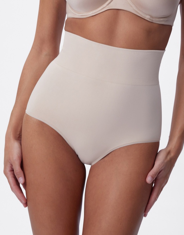 Bras N Things - Base Layers High Waist Full Brief - Nude 2