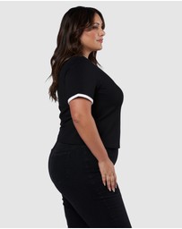 Sunday In The City - Luxe Contrast Tee