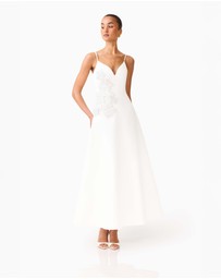 Elliatt - Stella A Line Gown in White