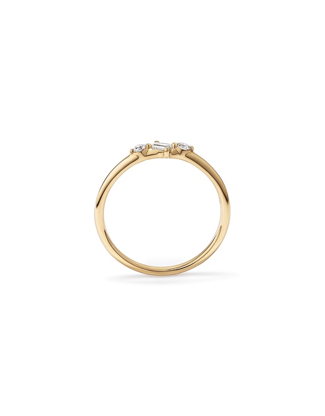 Michael Hill - 0.15TW Lab Diamond Stacker Ring in 10kt Gold