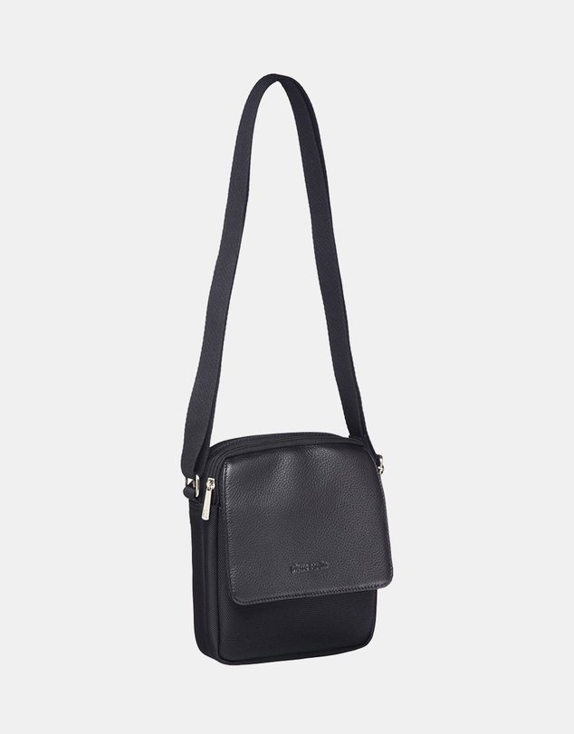 Pierre Cardin - Pierre Cardin Nylon with Leather Trim Travel Bag