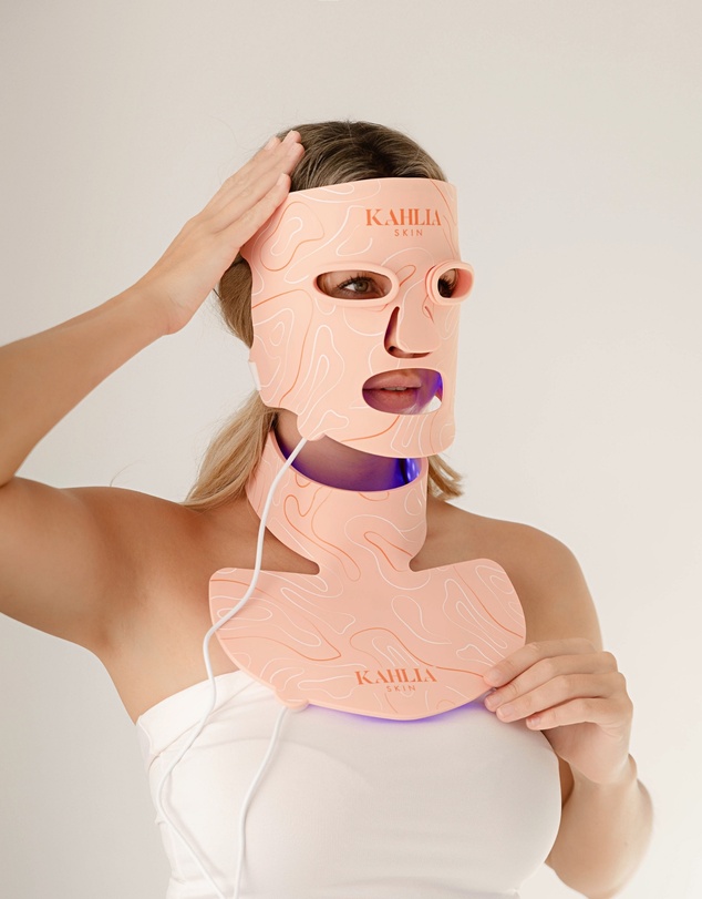 Kahlia Skin - LED Silicone Radiant Mask - Face, Neck & Décolletage