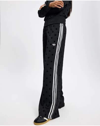 adidas Originals - Satin Polka Dots Wide Leg Pants