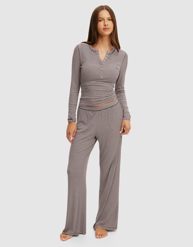 Cotton On Body - Airy Soft Lounge Henley Top