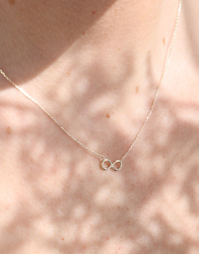 Luna Rae - Solid Gold - Infinity Dreams Necklace