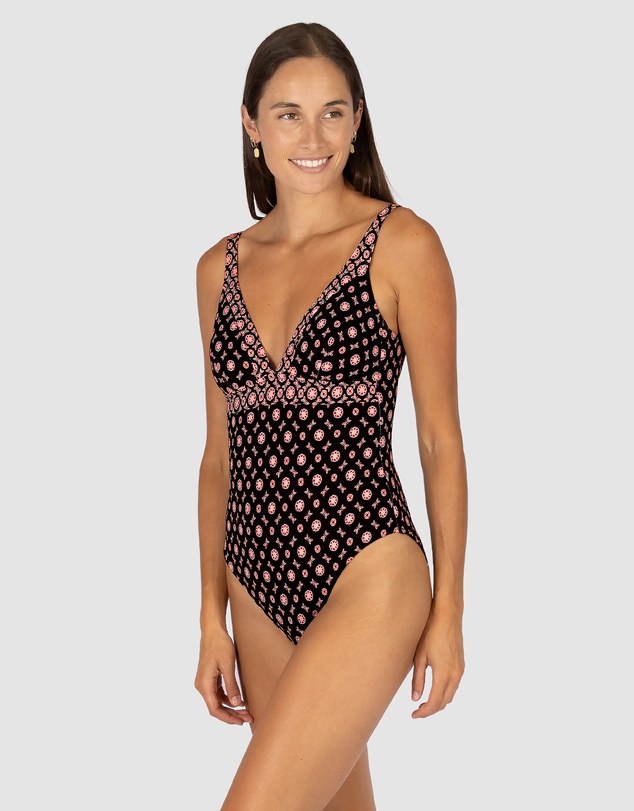 Baku Swimwear - Kasbah Multi Fit Longline One Piece Swimsuit
