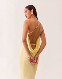 SNDYS - Aubrey Cowl Back Maxi Dress