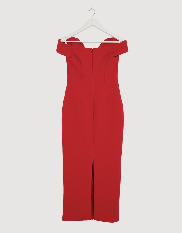 Revibe - Repaired Mossman Modernist Maxi Dress - AU 8