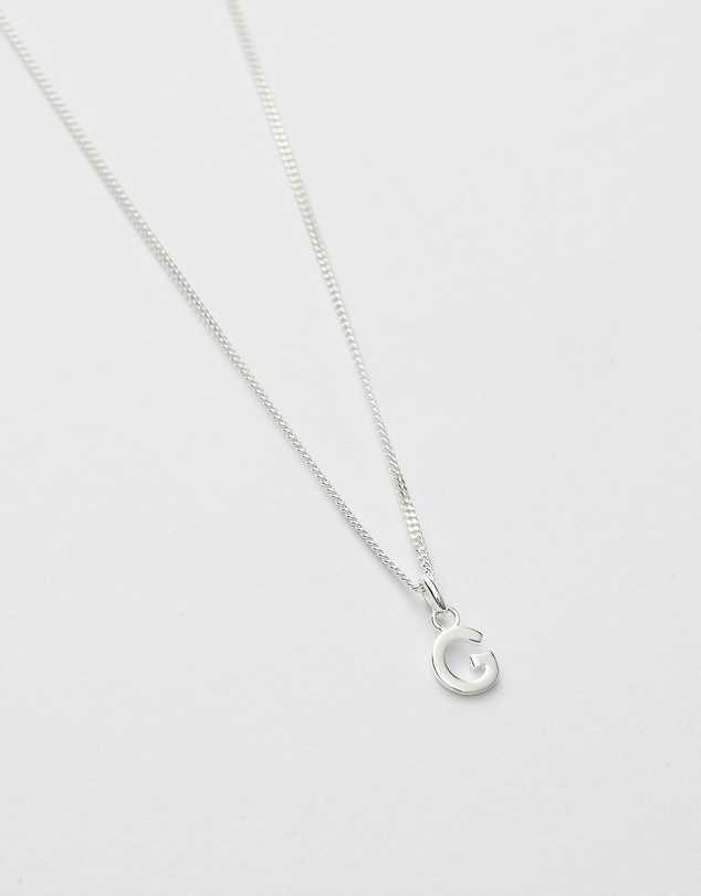 Kirstin Ash - G Outline Initial Necklace