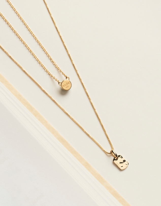 Najo - Tigger Yellow Gold Necklace