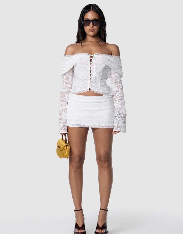 JGR & STN - Rosa Lace Mini Skort
