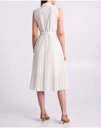 David Lawrence - Tehile Pleat Shirt Dress