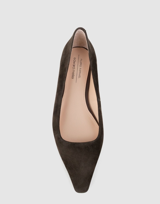 Edward Meller - ELVY Chiselled Flat Pump