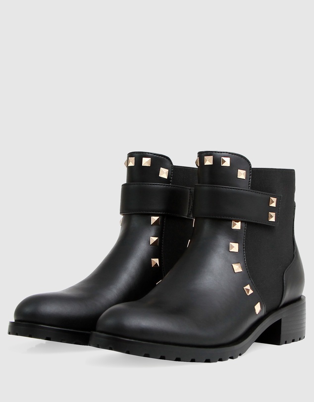 Belle & Bloom - City Lights Leather Ankle Boot