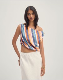 Oxford - Sandy Striped Top